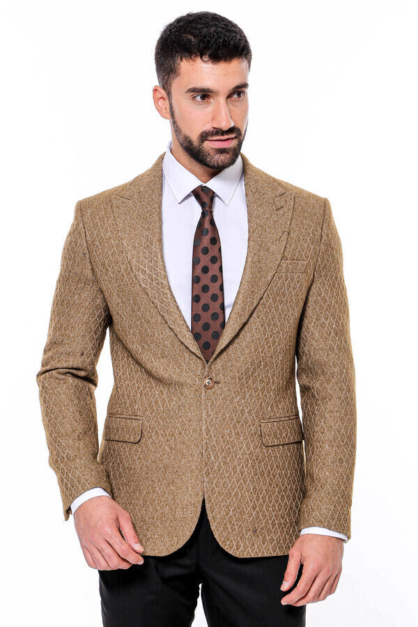 Mens slim fit wool blazer store