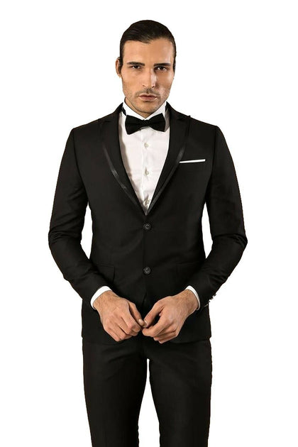 en2-piece-black-mens-wedding-suit-wessi-slim-fit-takm-elbise-wessi ...