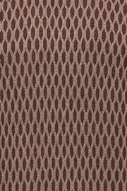 Biege Diamond Patterned Circle Neck Sweater