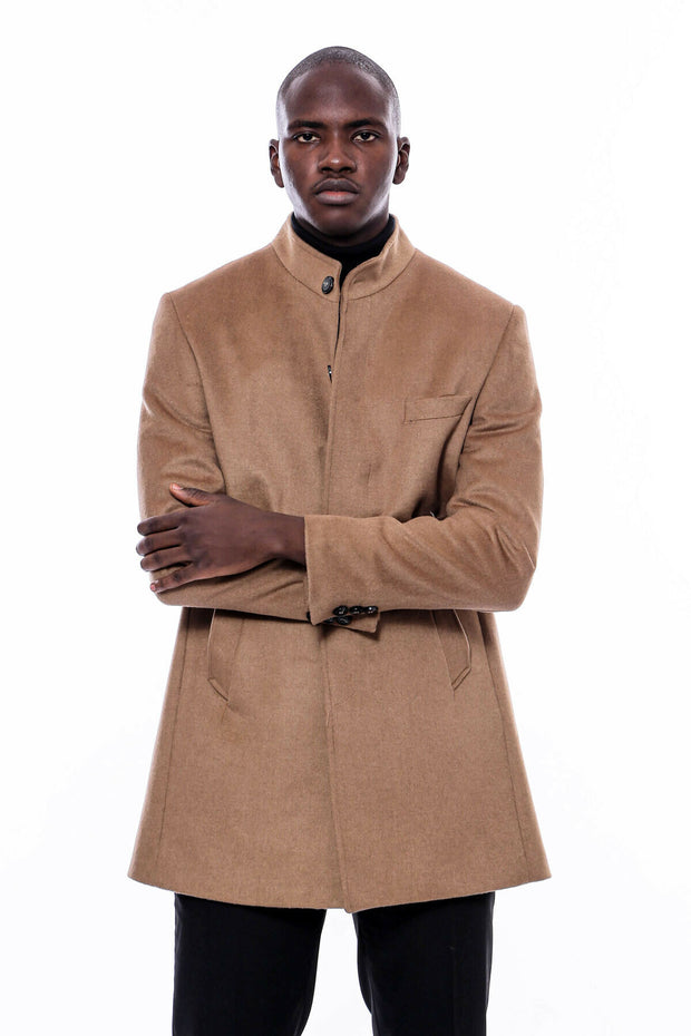 Coat online camel color