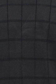 Plaid Half Turtleneck Green Sweater 3-piece-suit, Checked, Daily, Knit, Knitwear, L, M, Modern Fit, Patterned, Plaid, Slim Fit, Turtle Neck, Turtle Neck Sweater, Turtleneck, XL, XXL KnitwearT