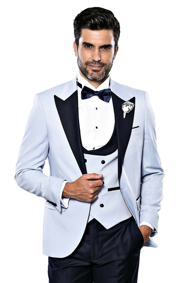 Tuxedo sales baby blue